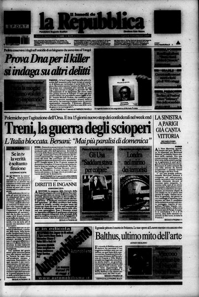 Il lunedì de La repubblica